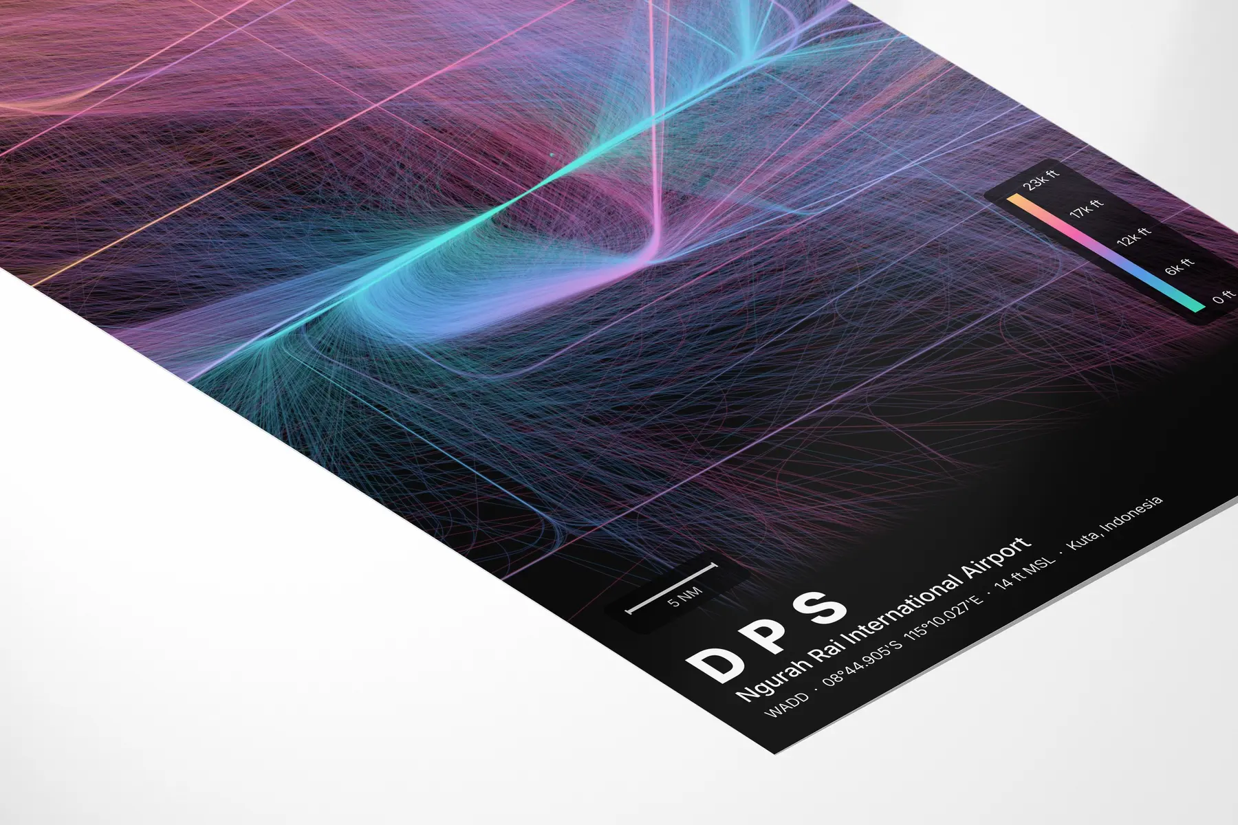 DPS flight path map — Aurora theme · Dark in corner-detail setting